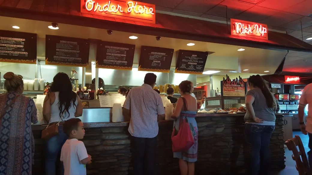 Counter service only. But staff will bring you most anything you need.