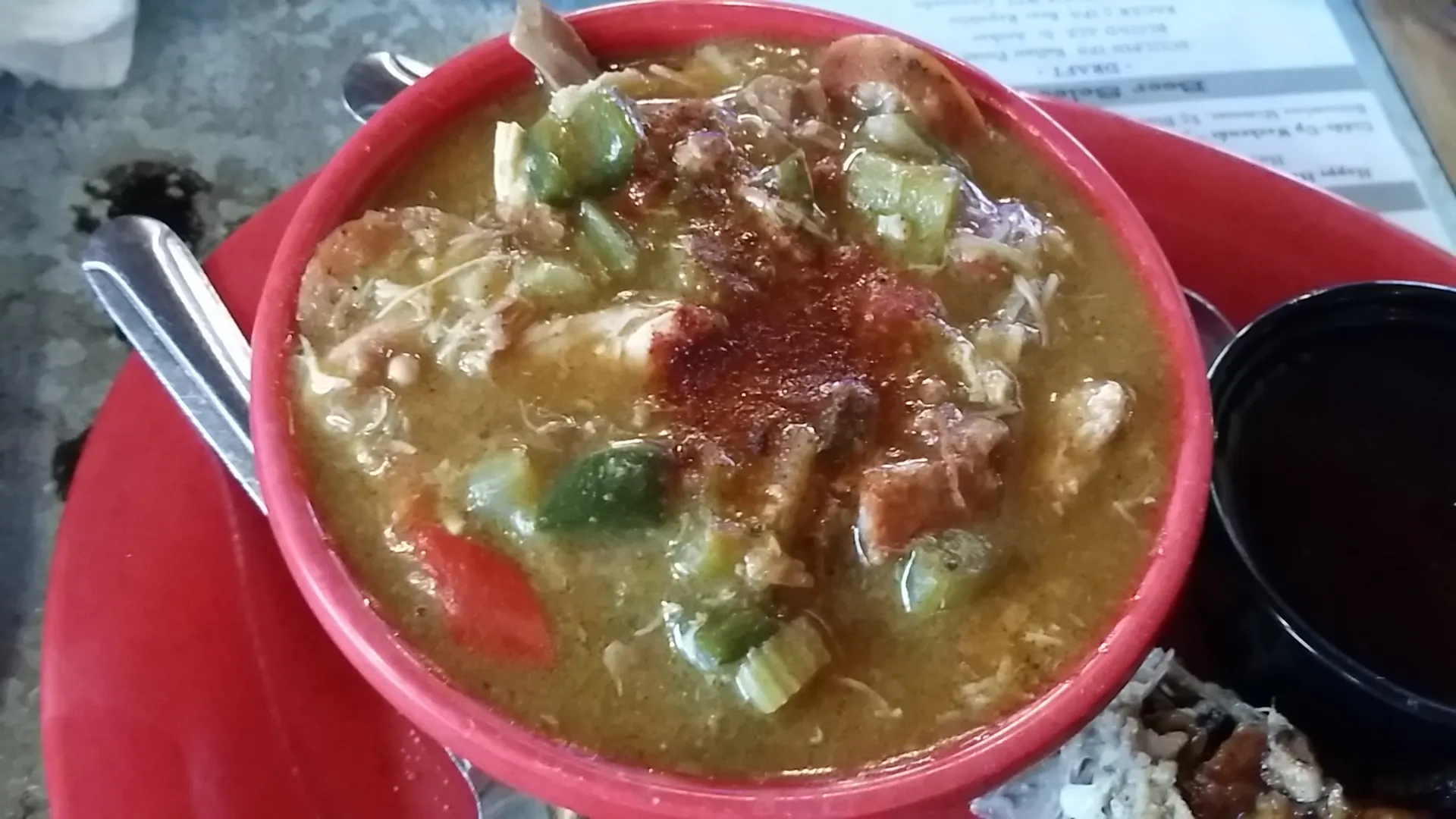 Brazen gumbo. Really delicious