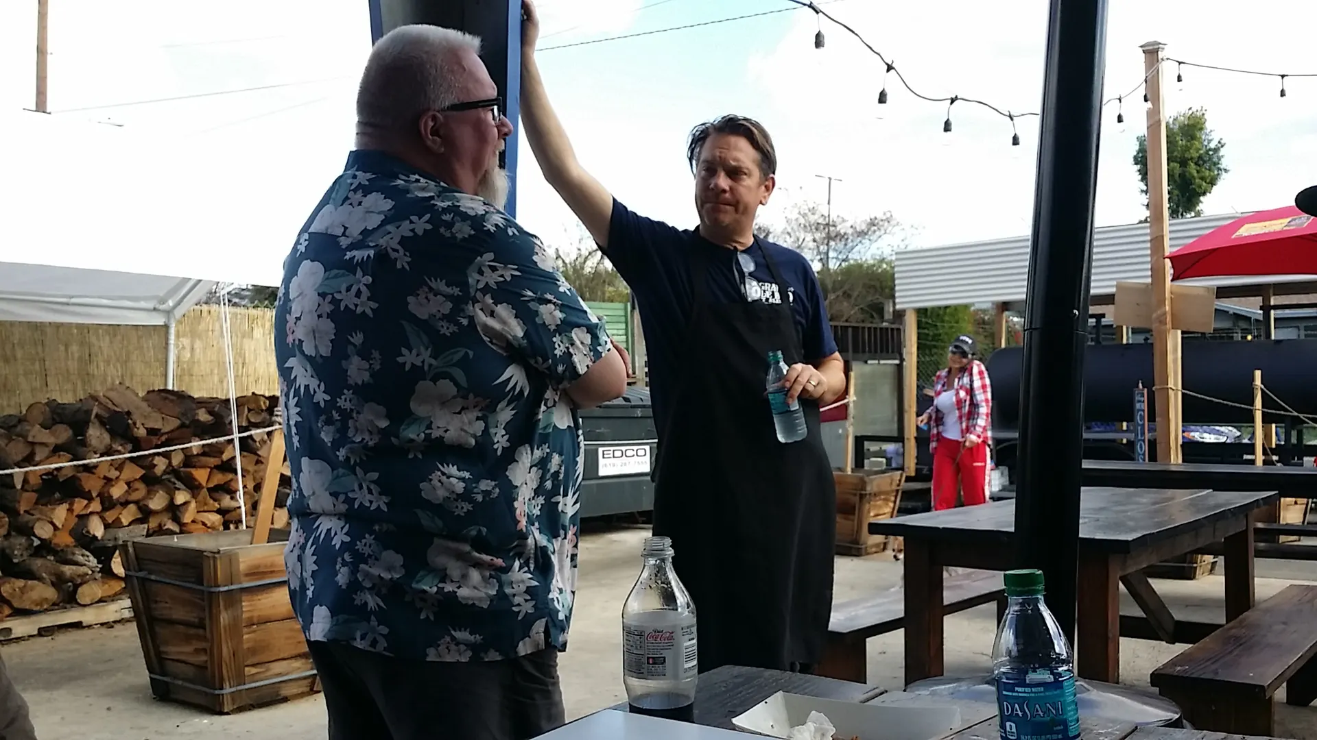 Ray and Andy Shooting the BBQ Breeze