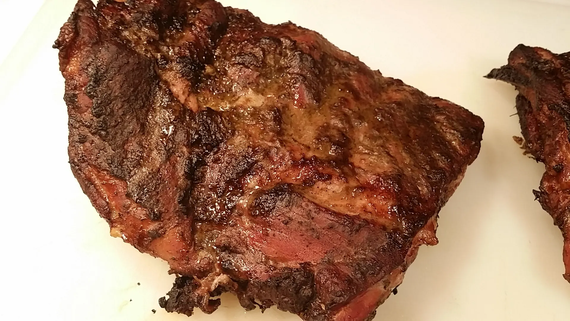 Finished ribs. SO good