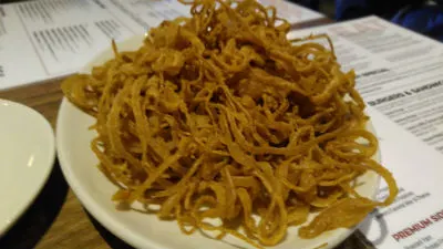 Shredded onions