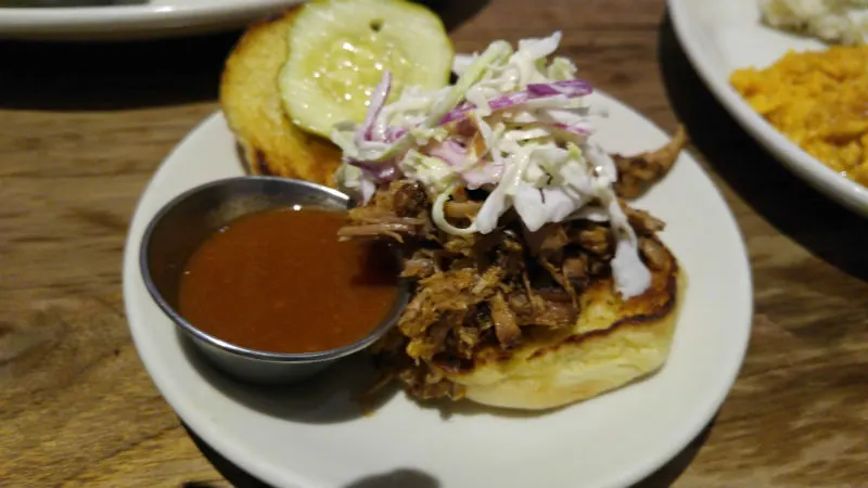 Pulled pork slider
